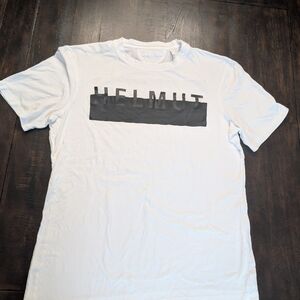 Helmut Lang Men's Graphic Logo T-Shirt – Medium